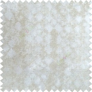 Cream color solid texture finished surface texture gradients geometric dice shapes polyester main curtain